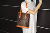 Authentic Louis Vuitton Monogram Bucket PM Shoulder Tote Bag M42238 Junk 5669J
