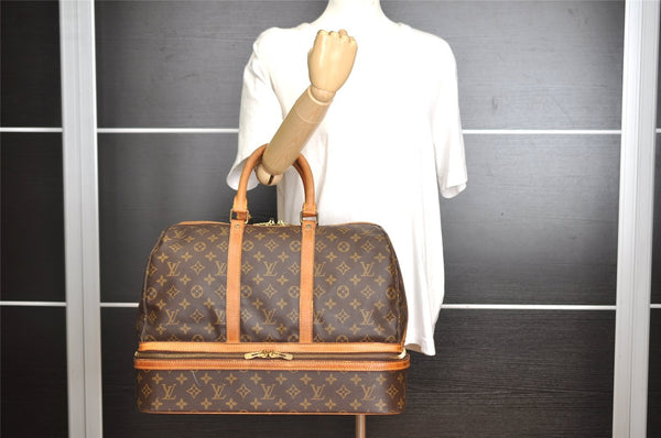 Authentic Louis Vuitton Monogram Sac Sport Travel Hand Bag M41444 LV 5671I