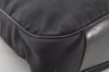 Authentic GUCCI Bamboo Shoulder Hand Bag Purse Nylon Leather 0011577 Black 5671K