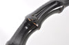Authentic GUCCI Bamboo Shoulder Hand Bag Purse Nylon Leather 0011577 Black 5671K