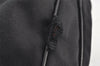 Authentic GUCCI Bamboo Shoulder Hand Bag Purse Nylon Leather 0011577 Black 5671K