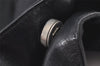 Authentic GUCCI Bamboo Shoulder Hand Bag Purse Nylon Leather 0011577 Black 5671K