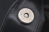 Authentic GUCCI Bamboo Shoulder Hand Bag Purse Nylon Leather 0011577 Black 5671K