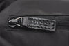 Authentic GUCCI Bamboo Shoulder Hand Bag Purse Nylon Leather 0011577 Black 5671K