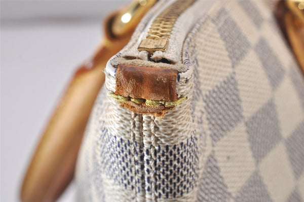 Authentic Louis Vuitton Damier Azur Saleya PM Shoulder Tote Bag N51186 LV 5672I