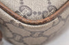 Authentic GUCCI GG Plus Shoulder Cross Body Bag PVC Leather Brown Junk 5673K