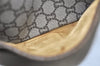 Authentic GUCCI GG Plus Shoulder Cross Body Bag PVC Leather Brown Junk 5673K