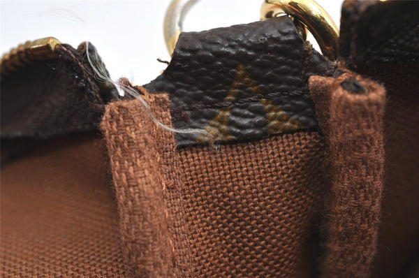 Authentic Louis Vuitton Monogram Pochette Accessoires Pouch M51980 LV 5674I