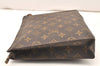 Authentic Louis Vuitton Monogram Poche Toilette 26 M47542 Cosmetics Pouch 5674K