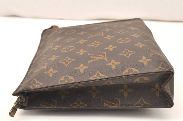 Authentic Louis Vuitton Monogram Poche Toilette 26 M47542 Cosmetics Pouch 5674K