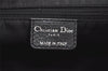 Authentic Christian Dior Trotter Shoulder Cross Body Bag Canvas Black 5675I