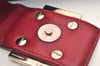 Authentic FENDI Vintage Shoulder Hand Bag Purse Jersey Leather Purple 5675J