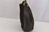 Authentic GUCCI Bamboo 2Way Shoulder Hand Bag Suede Leather Brown Junk 5676J