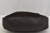 Authentic GUCCI Bamboo 2Way Shoulder Hand Bag Suede Leather Brown Junk 5676J