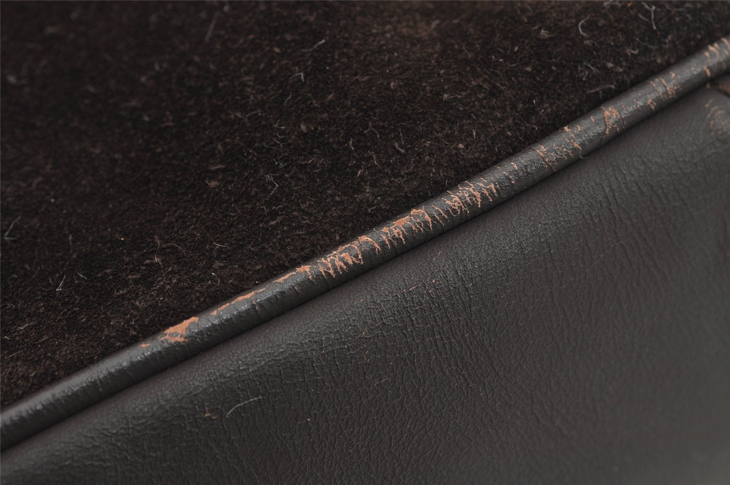 Authentic GUCCI Bamboo 2Way Shoulder Hand Bag Suede Leather Brown Junk 5676J