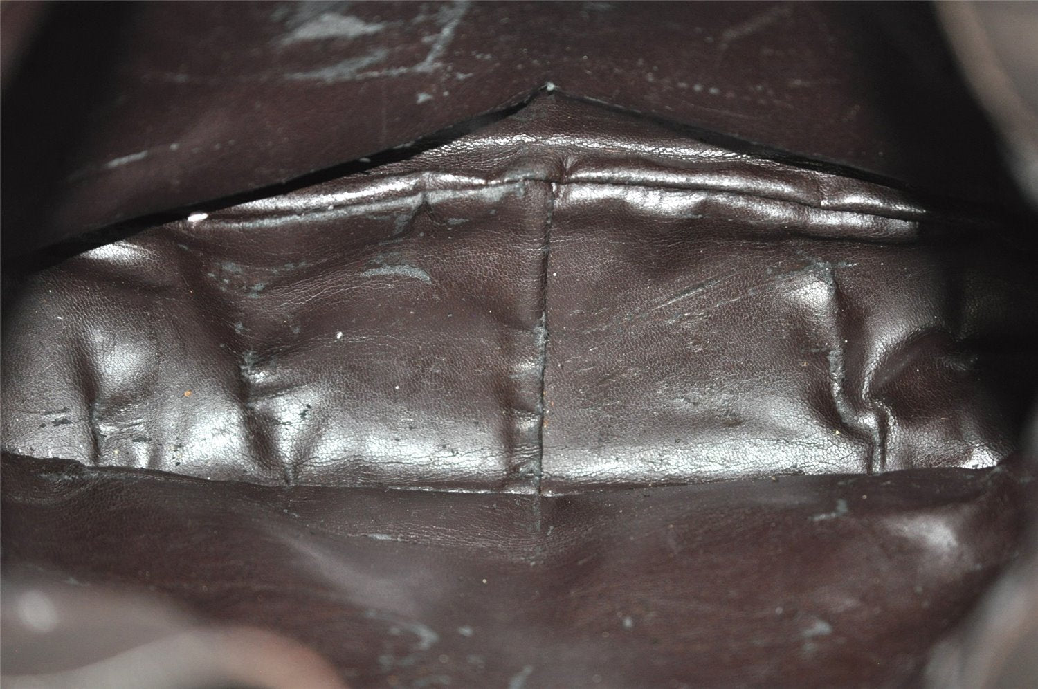 Authentic GUCCI Bamboo 2Way Shoulder Hand Bag Suede Leather Brown Junk 5676J