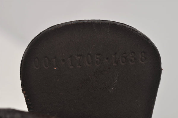 Authentic GUCCI Bamboo 2Way Shoulder Hand Bag Suede Leather Brown Junk 5676J