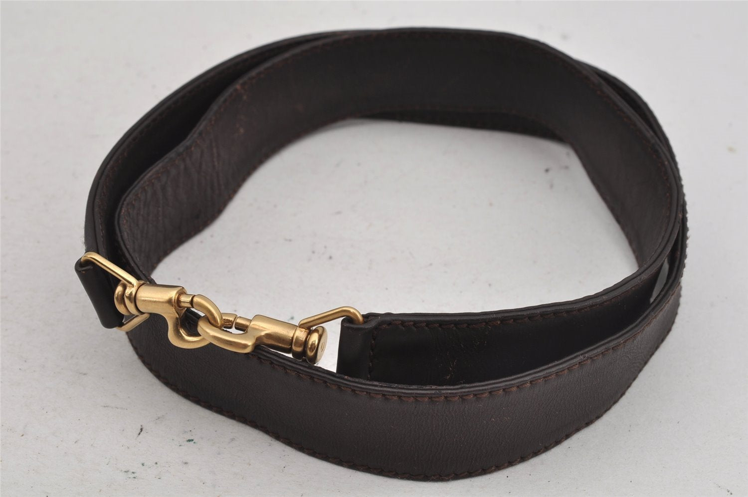 Authentic GUCCI Bamboo 2Way Shoulder Hand Bag Suede Leather Brown Junk 5676J