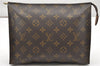 Authentic Louis Vuitton Monogram Poche Toilette 26 M47542 Cosmetics Pouch 5676K