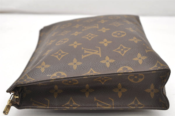 Authentic Louis Vuitton Monogram Poche Toilette 26 M47542 Cosmetics Pouch 5676K