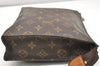 Authentic Louis Vuitton Monogram Poche Toilette 26 M47542 Cosmetics Pouch 5676K