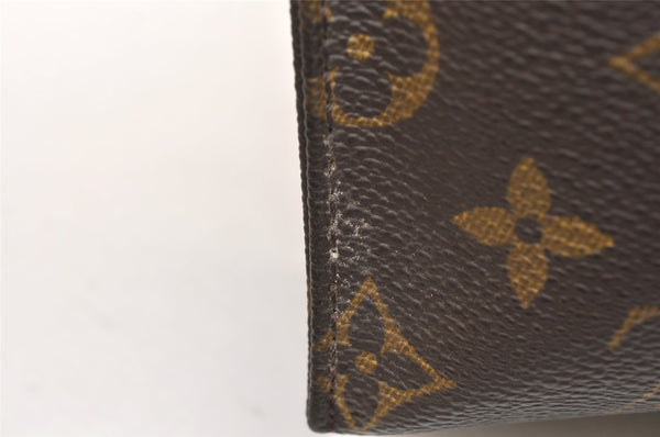 Authentic Louis Vuitton Monogram Poche Toilette 26 M47542 Cosmetics Pouch 5676K