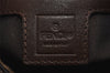 Authentic FENDI Zucca Mamma Baguette Shoulder Bag Canvas Leather Brown 5678I