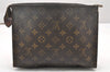 Auth Louis Vuitton Monogram Poche Toilette 26 Pouch Old Model LV Junk 5678K