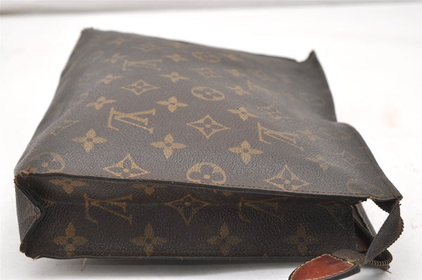 Auth Louis Vuitton Monogram Poche Toilette 26 Pouch Old Model LV Junk 5678K