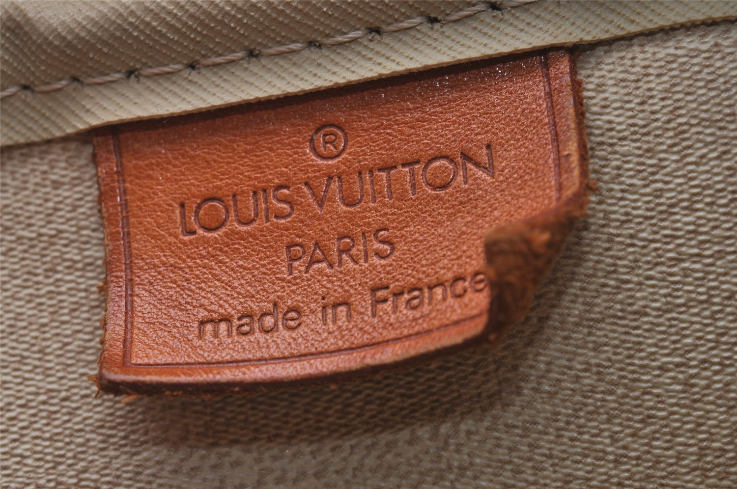 Authentic Louis Vuitton Monogram Deauville Hand Bag M47270 LV Junk 5681I