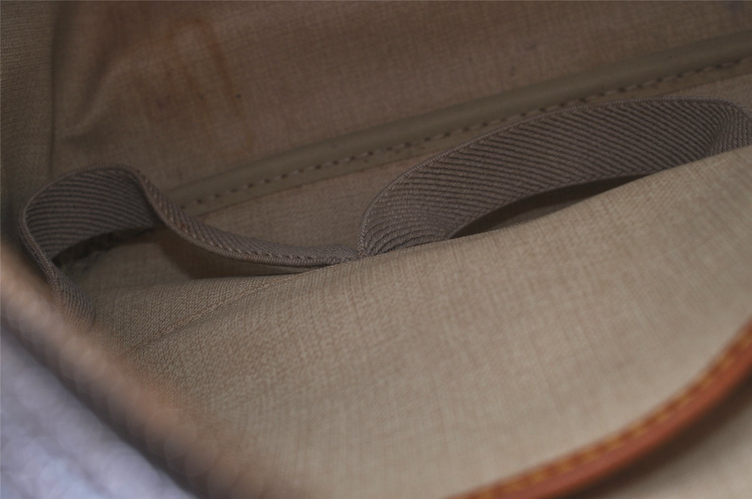 Authentic Louis Vuitton Monogram Deauville Hand Bag M47270 LV Junk 5681I