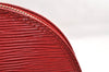 Authentic Louis Vuitton Epi Alma PM Hand Bag Red M52147 LV 5682I