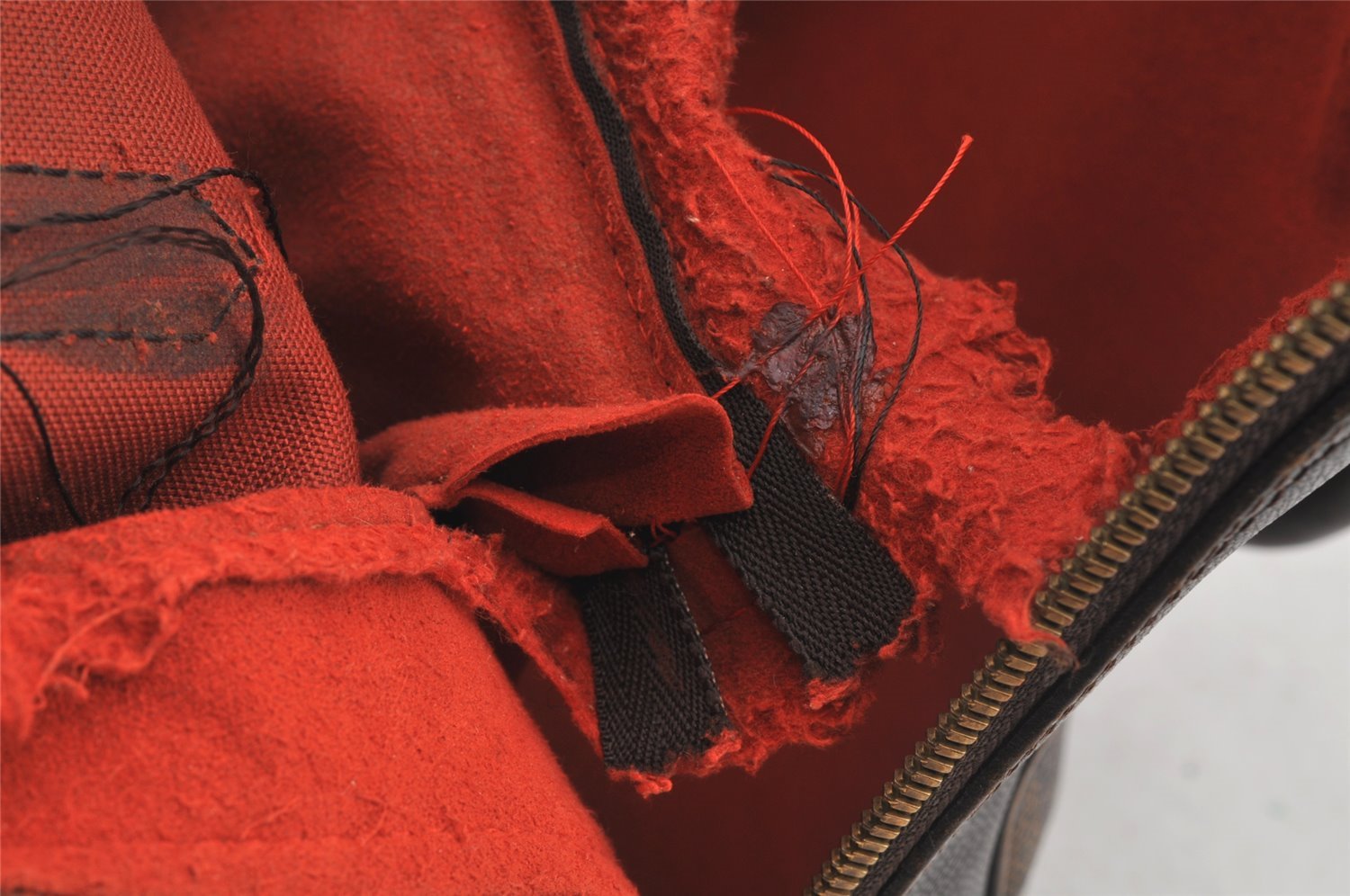 Authentic Louis Vuitton Damier Brera Hand Bag Purse N51150 LV 5684I