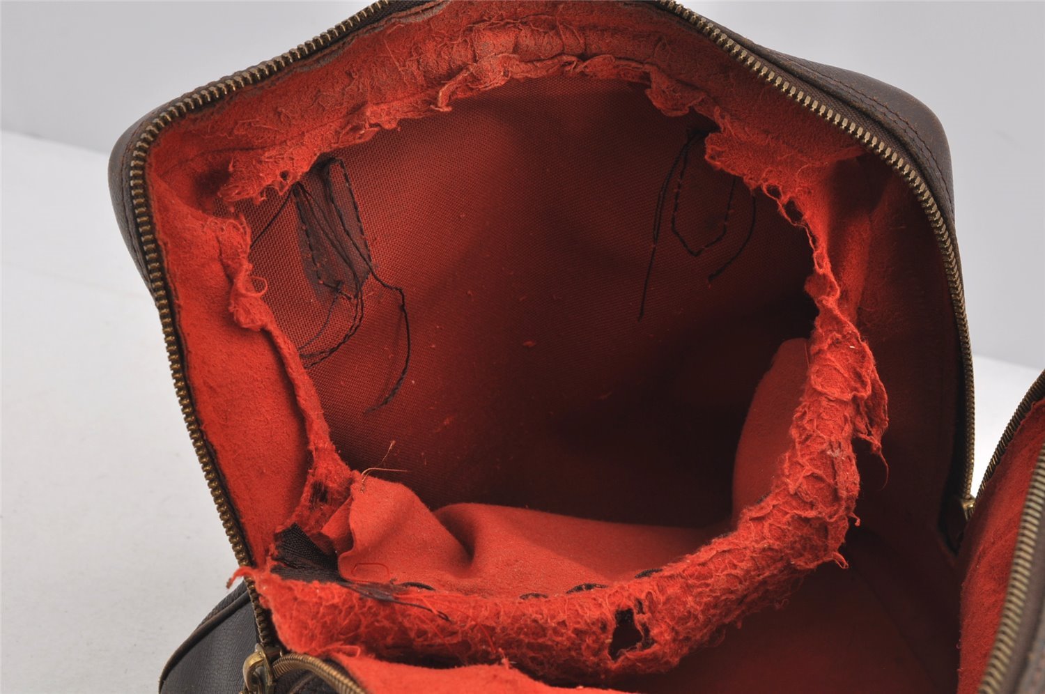 Authentic Louis Vuitton Damier Brera Hand Bag Purse N51150 LV 5684I