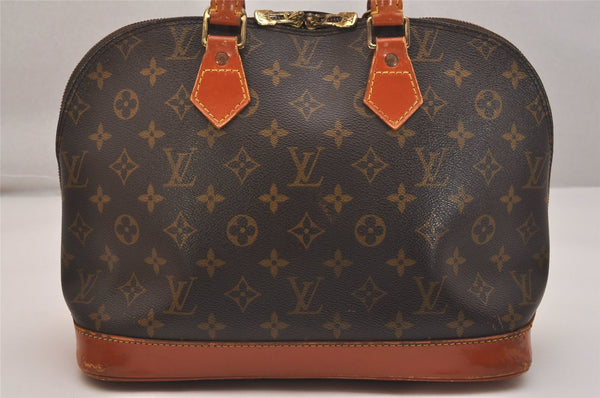 Authentic Louis Vuitton Monogram Alma Hand Bag Purse M51130 LV 5684J