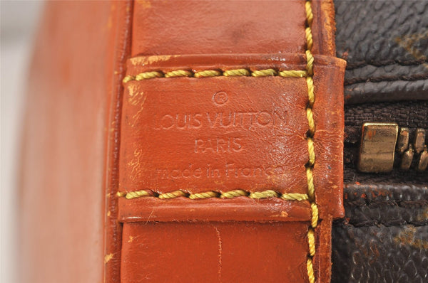 Authentic Louis Vuitton Monogram Alma Hand Bag Purse M51130 LV 5684J