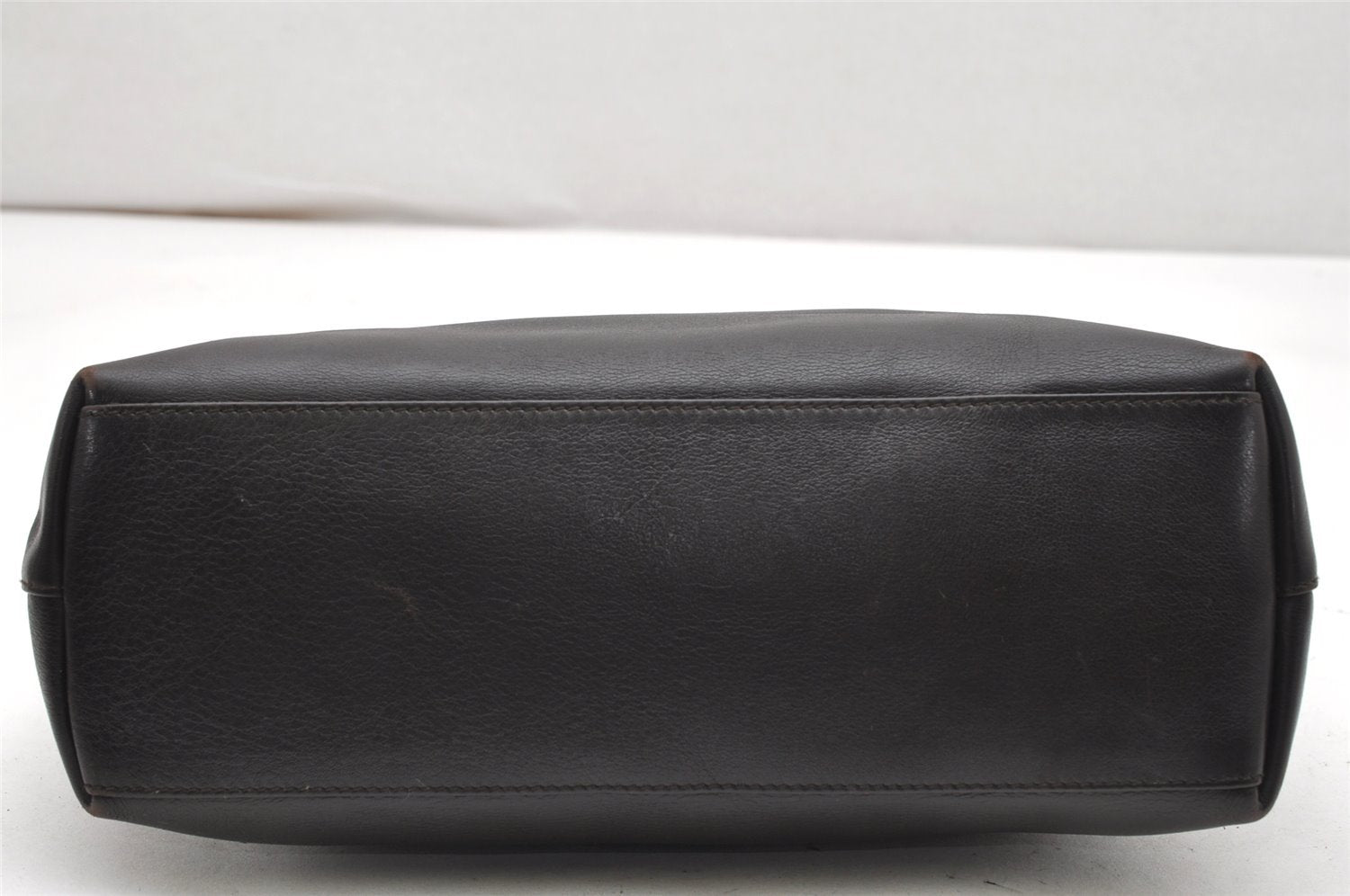 Authentic GUCCI Bamboo Shoulder Bag Purse Leather Brown 0013244 Junk 5685K