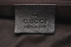 Authentic GUCCI Bamboo Shoulder Bag Purse Leather Brown 0013244 Junk 5685K