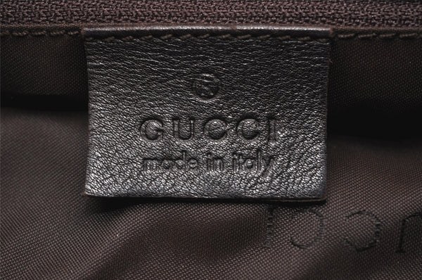 Authentic GUCCI Bamboo Shoulder Bag Purse Leather Brown 0013244 Junk 5685K