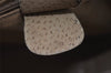 Authentic GUCCI Vintage Hand Boston Bag Purse GG PVC Leather Brown 5687K