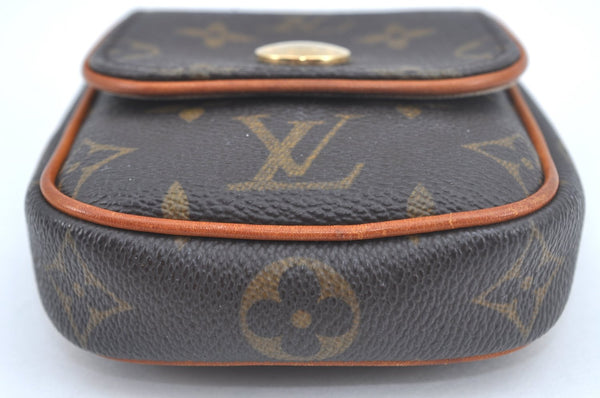Auth Louis Vuitton Monogram Pochette Cancun Shoulder Pouch M60018 LV Junk 5689I