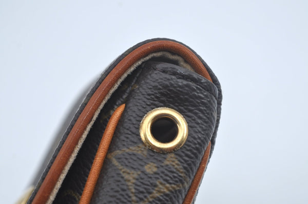 Auth Louis Vuitton Monogram Pochette Cancun Shoulder Pouch M60018 LV Junk 5689I