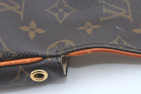 Auth Louis Vuitton Monogram Pochette Cancun Shoulder Pouch M60018 LV Junk 5689I