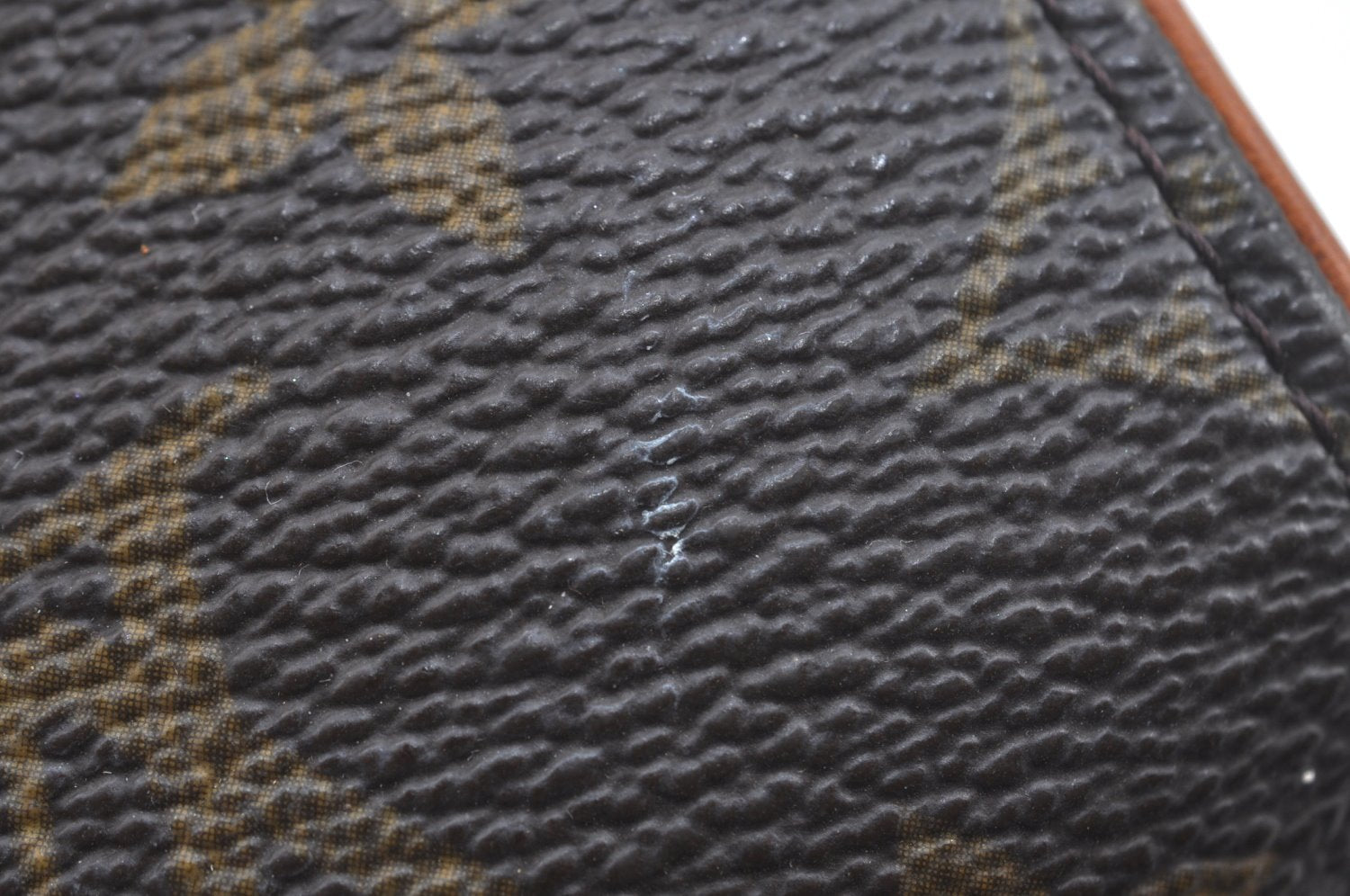 Auth Louis Vuitton Monogram Pochette Cancun Shoulder Pouch M60018 LV Junk 5689I