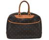 Authentic Louis Vuitton Monogram Deauville Hand Bag M47270 LV 5690I