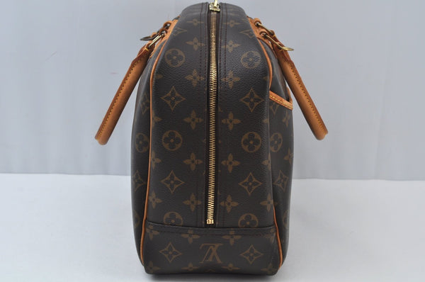 Authentic Louis Vuitton Monogram Deauville Hand Bag M47270 LV 5690I
