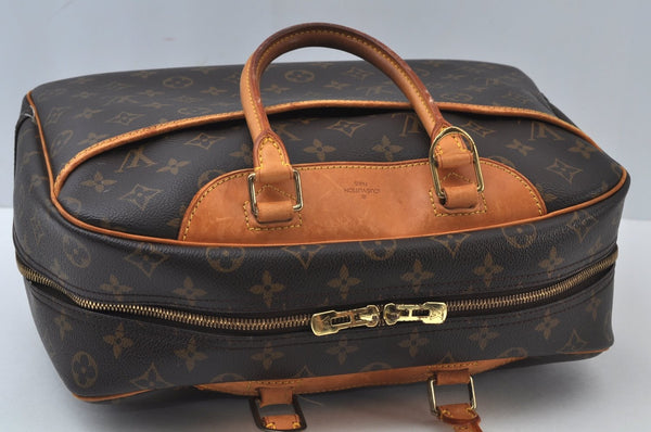 Authentic Louis Vuitton Monogram Deauville Hand Bag M47270 LV 5690I
