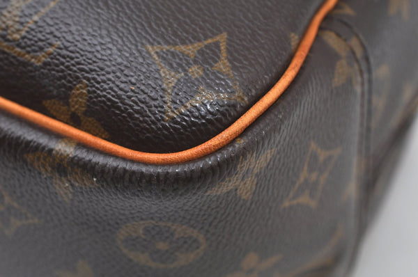 Authentic Louis Vuitton Monogram Deauville Hand Bag M47270 LV 5690I