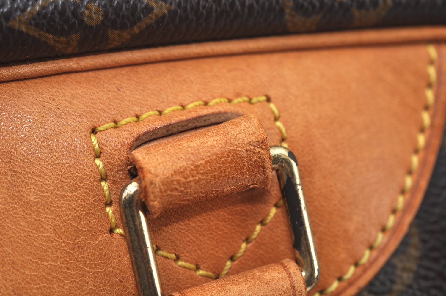 Authentic Louis Vuitton Monogram Deauville Hand Bag M47270 LV 5690I