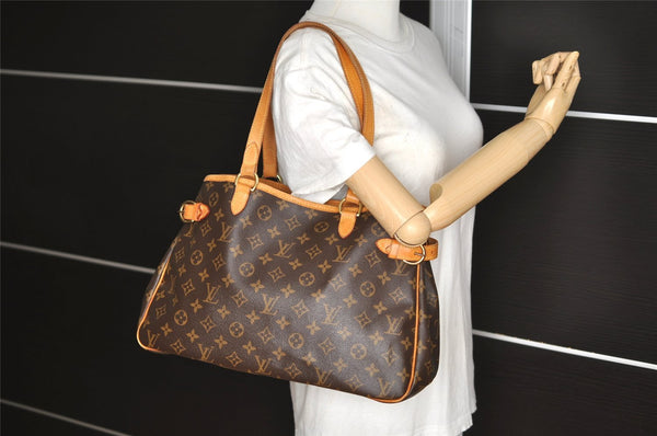 Authentic Louis Vuitton Monogram Batignolles Horizontal Tote Bag M51154 LV 5691I